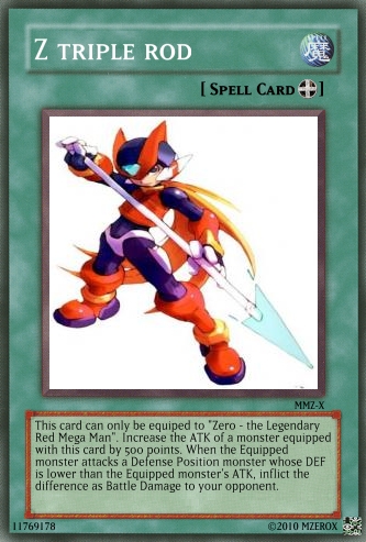 POWERUPPODCAST2's tweet photo. * NEW SERIES ALERT *
#YGOMonsteroftheday 
I'm starting off with the Mega Man Zero series one of my Favourite Franchises of all time.

Here is Zero! The Great hero of his time! He has a few equip cards that enables him to be formidable in battle.
#yugioh #megaman #yugiohcardmaker https://t.co/SFLMwk7trX