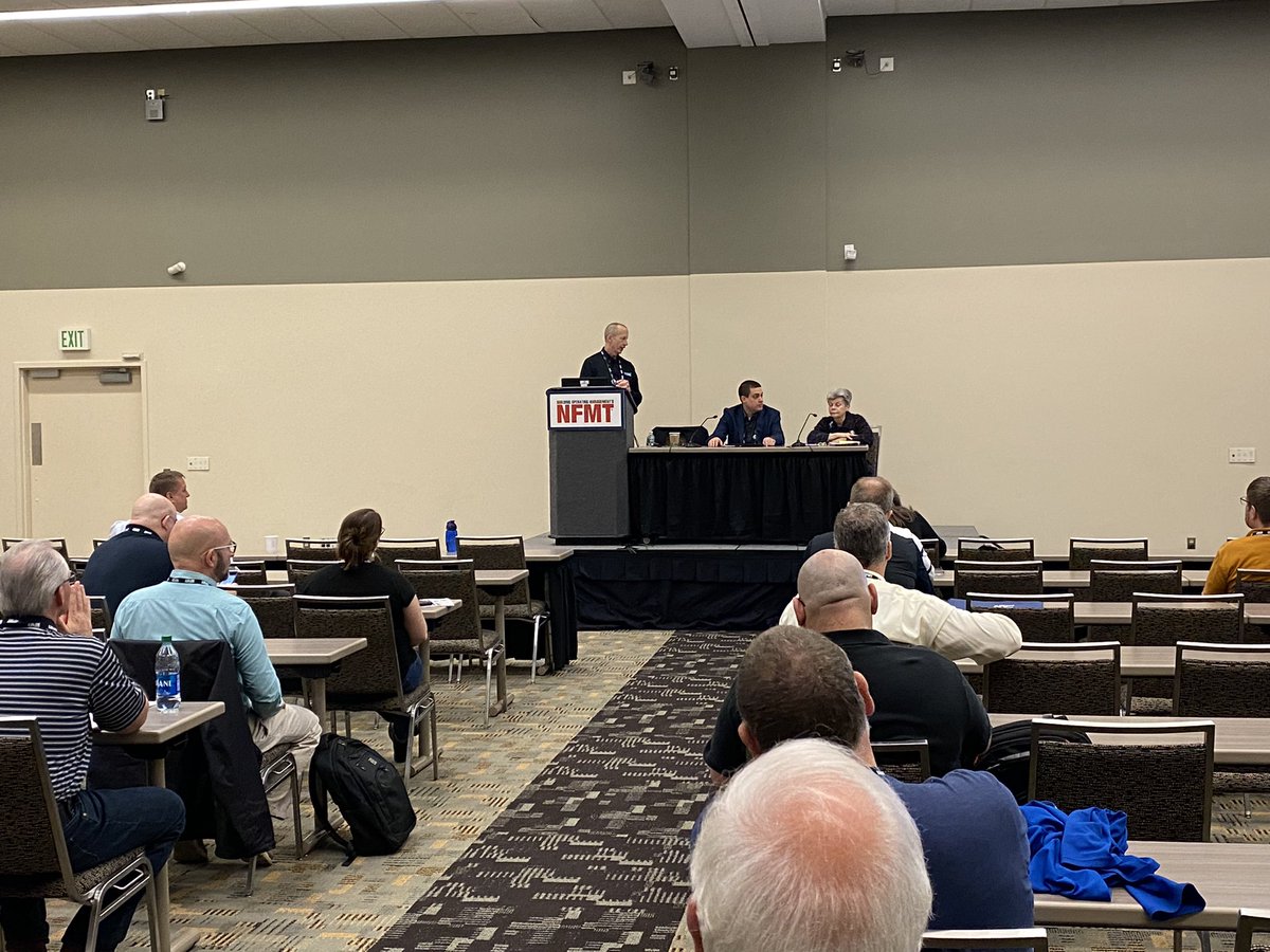 profmcredential's tweet image. Kicking off #NFMT2022 day three with a great session diving into how #FMTraining priorities are shifting, led by two ProFMI Commission Members, Chair Stormy Friday and John Hajduk.

#TransformFM #FacMan