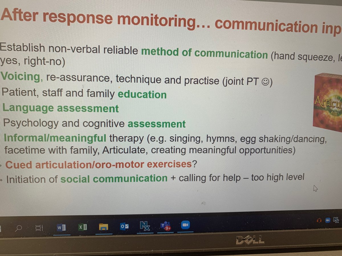Emma reflecting on using informal tasks to work on communication; creating opportunities for meaningful communication &amp; embracing the patient’s competitive nature to motivate
