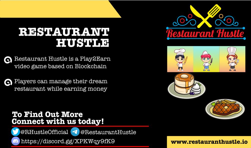 kolinz5's tweet photo. $RTHT #token is the native token #currency for all #transactions within the #Restaurant #Hustle #game. This includes, purchasing #PunkChef #Chestbox and #future Restaurant Hustle #products. https://t.co/fI8lolgh9G