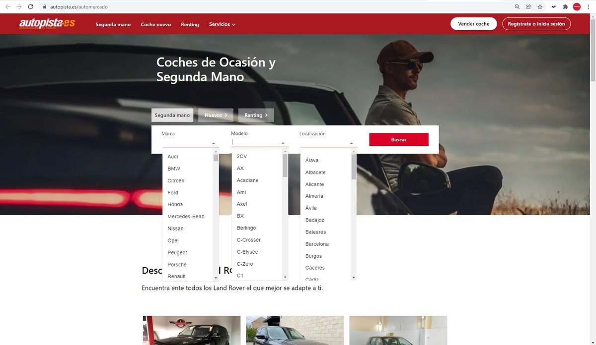 ¿Todavía no conoces nuestra sección de AUTOMERCADO en Autopista.es?  Precios de coches nuevos, de usados, de renting y muchos más servicios te están esperando. ¡Echa un vistazo! 😉 autopista.es/automercado