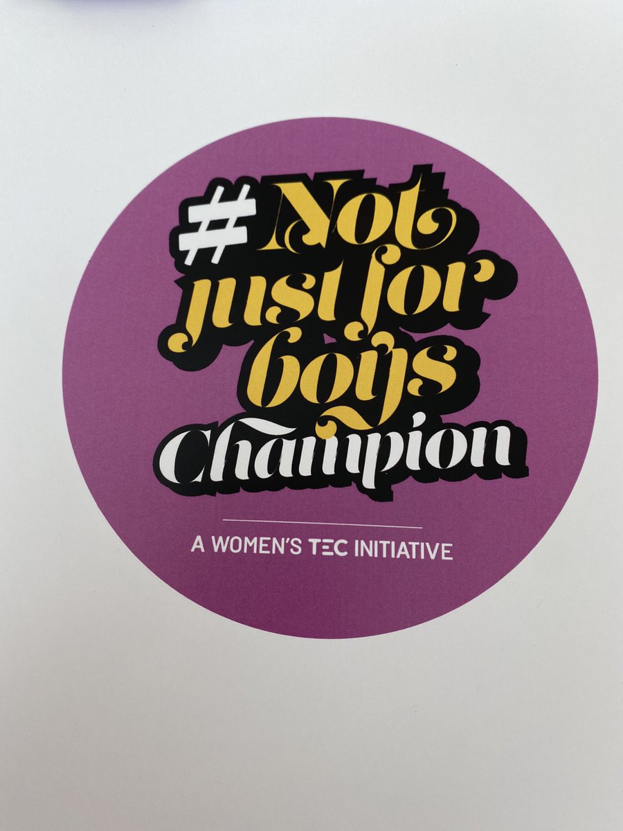 Delighted to be at the launch of <a href="/womenstec/">WOMEN'STEC</a> #notjustforboys Champions launch