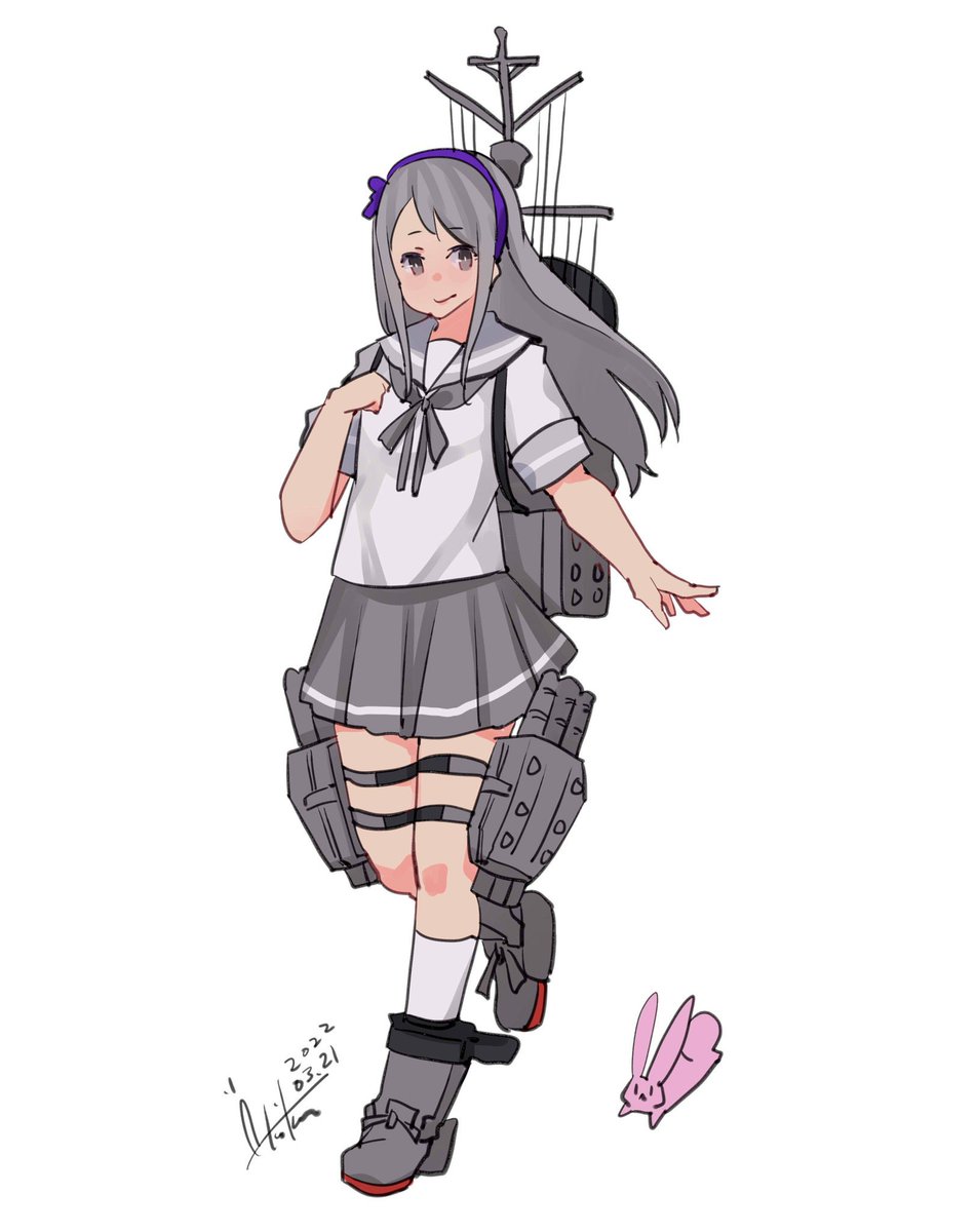 艦これ「#今月描いた絵を晒そう
#艦これ #春雨 #狭霧 #皐月
#朧 #曙 #漣 #潮」|あき缶@inicaのイラスト