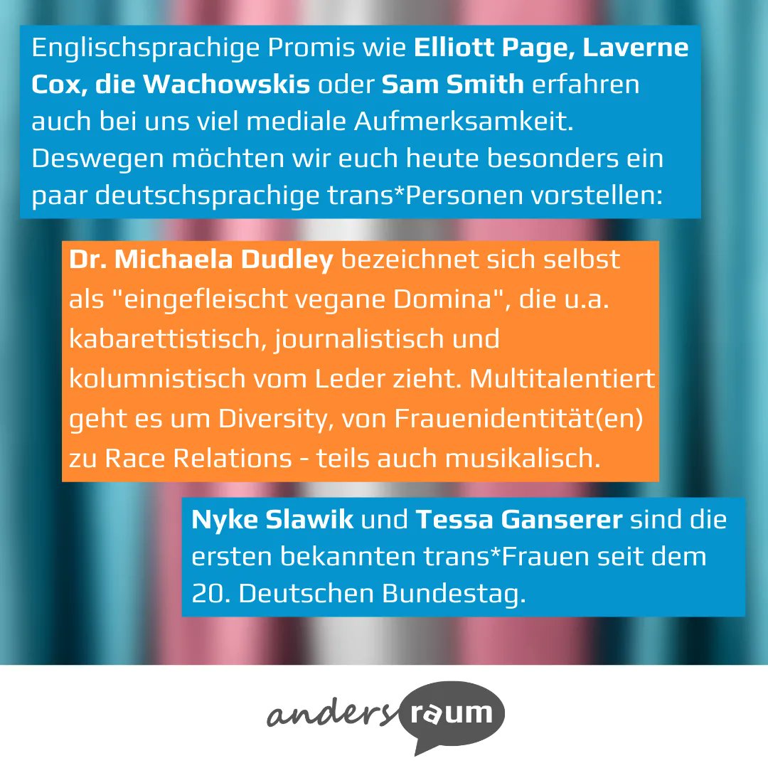 andersraum's tweet photo. Heute ist #TransDayOfVisibility! https://t.co/WntUJeksJz