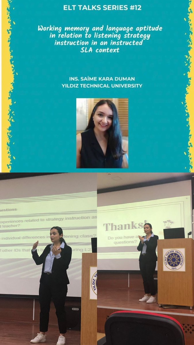 We successfully held our seminar with the great participation of our colleagues .✨We would like to thank Ins. Saime Kara Duman for her insightful  presentation.✨ <a href="/ytusflsodo/">YTU SFL Staff Orientation and Development Office</a>