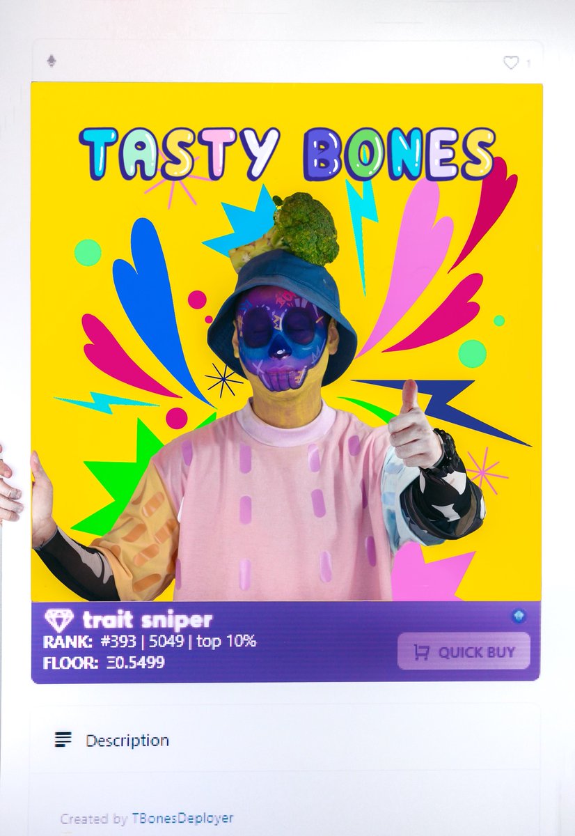 showmeDAVIDeo's tweet photo. Loved doing this! Presenting my #BeYourBone holder entry!

Tastybones#2158
Custom-made costume ✅️
BG and opensea board✅️
100% detailed Make-up✅️

Now I'm ready for halloween. Full body cosplay with @opensea frame and trait sniper!#BYB

Discord:Deybiddd#8200
@TastyBonesNFT https://t.co/vzaaA0qADV