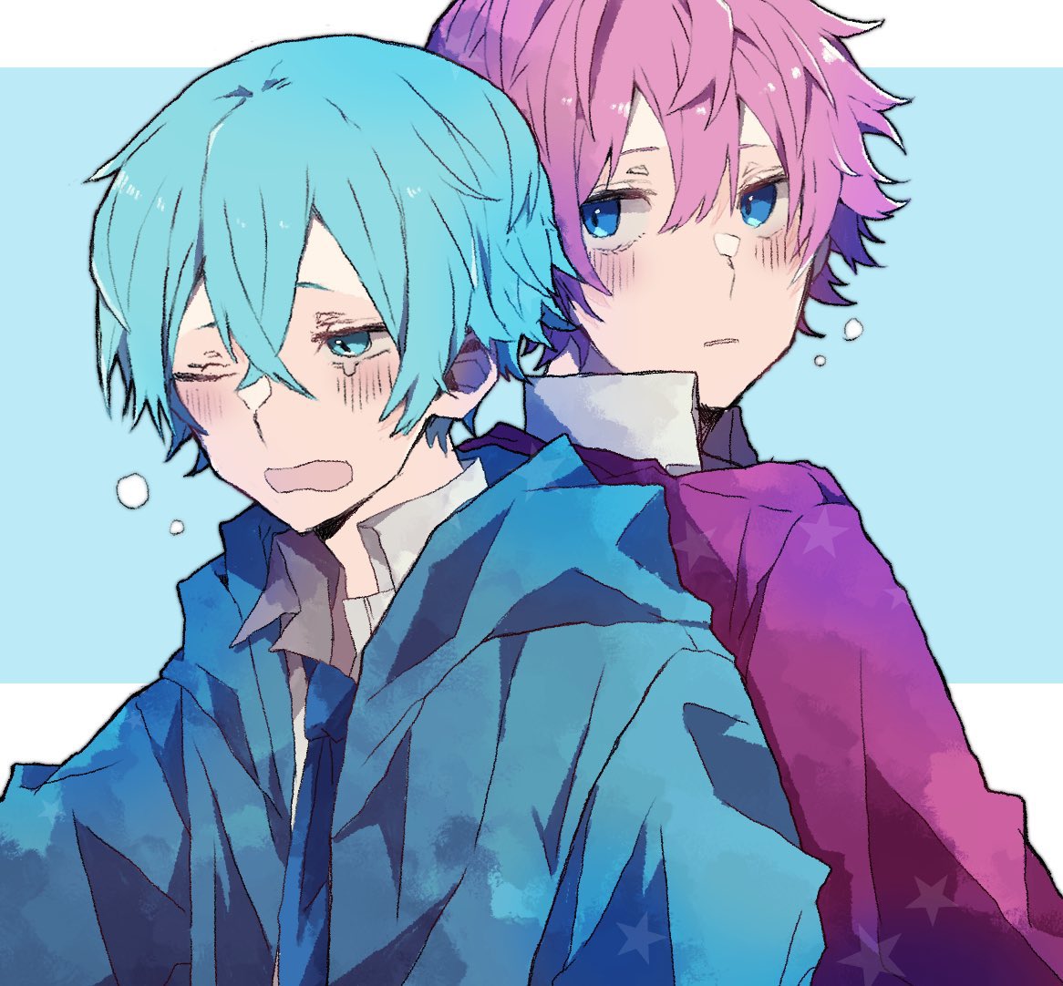 カイト(ボーカロイド) 「#今月描いた絵を晒そう
来月も頑張るよ💪🏻💪🏻楽しみにしてくれ!!!!!」|氷鉋。のイラスト