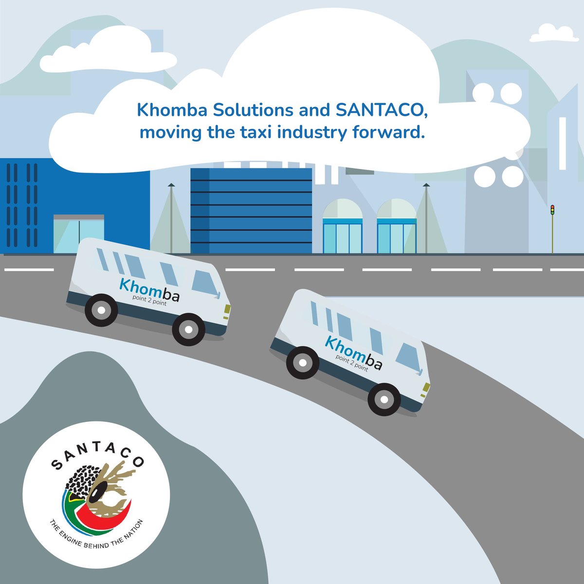 khomba_tech's tweet photo. Khomba Solutions would like to announce our partnership with SANTACO. After spending time understanding the different challenges the taxi industry faces, Khomba will be helping SANTACO… read more https://t.co/zl8zJMiOj6 https://t.co/NYsWhk2sSt