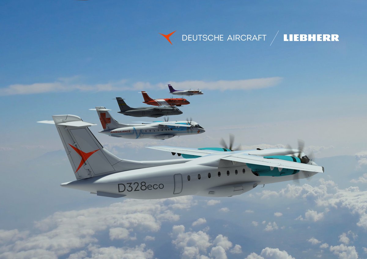 Announcing our new partnership with <a href="/Liebherr/">Liebherr Group</a> , to develop and supply the flap and spoiler actuation system for the #D328eco aircraft.
Great to have another “made-in-Germany” parts that follow sustainable manufacturing practices in the program. Read more: bit.ly/36JfPYm