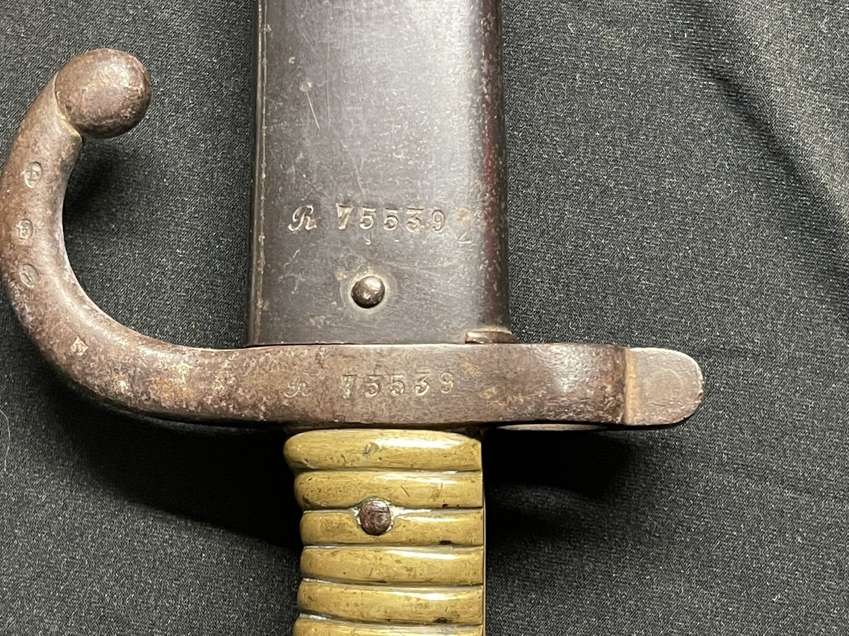 asummerof44's tweet photo. #French #chassepot #bayonet dated 1871 #matching #numbers coming up in my June 13th #militaria sale @bamfordsauction more entries invited contact me https://t.co/8zK0NNdRv0