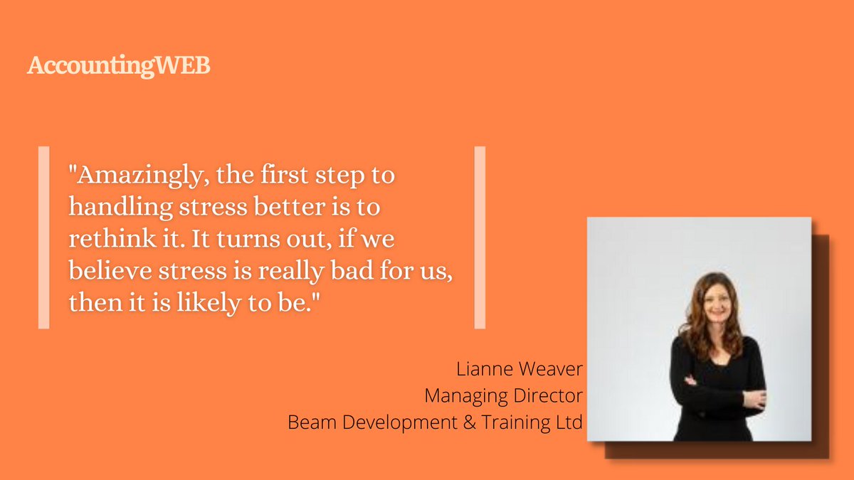 AccountingWEBuk's tweet photo. With stress becoming an increasing issue in the accounting sector, @LianneBeam looks at how firms can prioritise #wellbeing.

https://t.co/VON0BG5oNF
#accounting #mentalhealth https://t.co/TZP9Z1mMtH