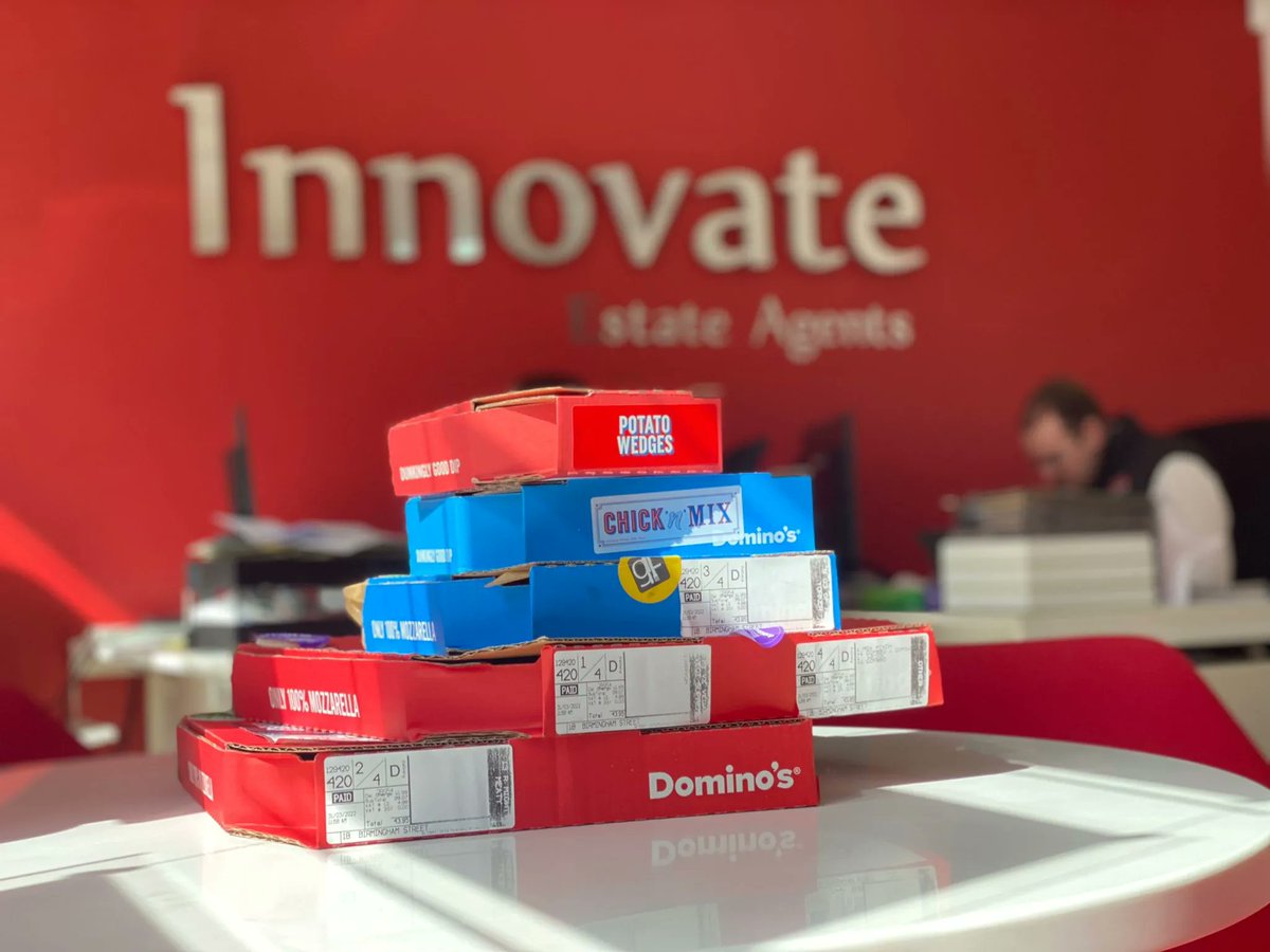 innovate_ea's tweet photo. "You're the greatest thing since sliced pizza" Thank you David for treating the office to pizza for your birthday 🍕 https://t.co/uA8MEVkJCM