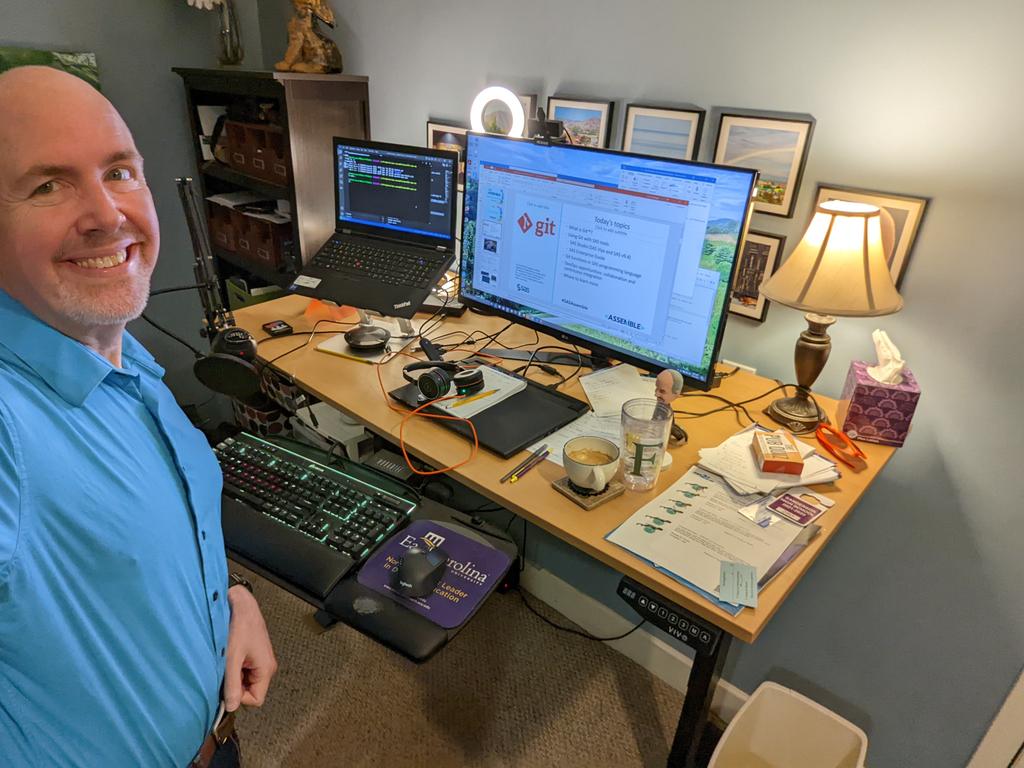 cjdinger's tweet image. Getting ready for you, #SASassemble! Ready to learn about #Git and SAS? #SASusers