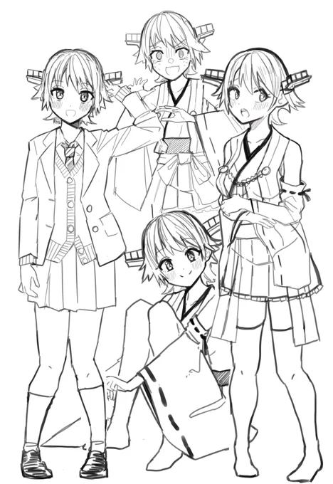 色々な比叡ち🤔 