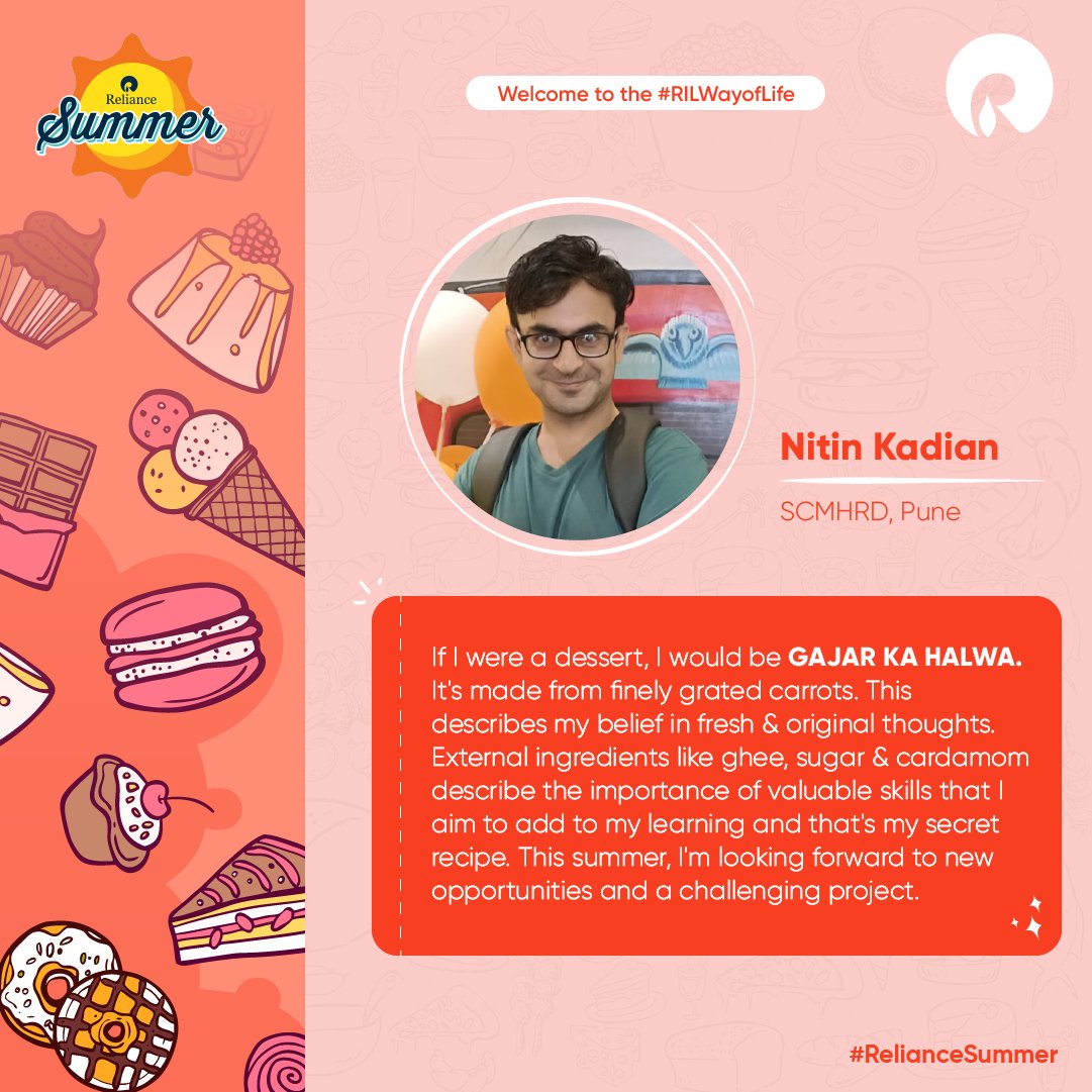 RILCampus's tweet photo. The Reliance family welcomes you all and we hope you have a fruitful internship filled with lots of learning and fun!
#Reliance #RILWayOfLife #RelianceSummer #RelianceSummer22 #SummerInternshipAtRIL #RILSummers #Summerinterns #Internship #Summer #Interns https://t.co/gVVSXA5uvJ