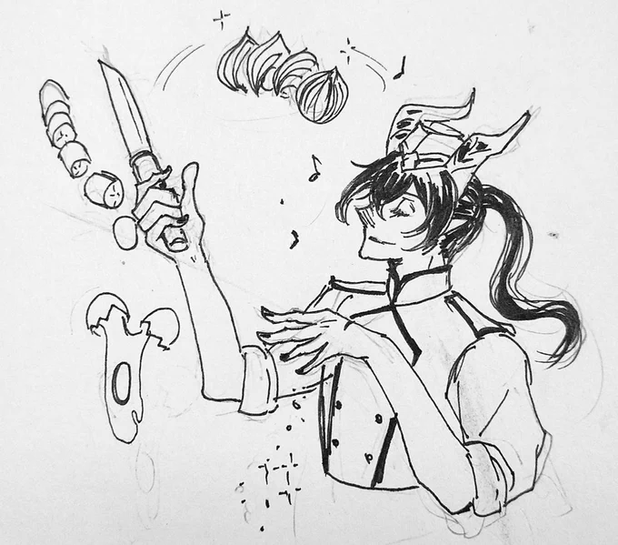 マスターシェフrkgk 👨‍🍳🐉
#ツイステファンアート 