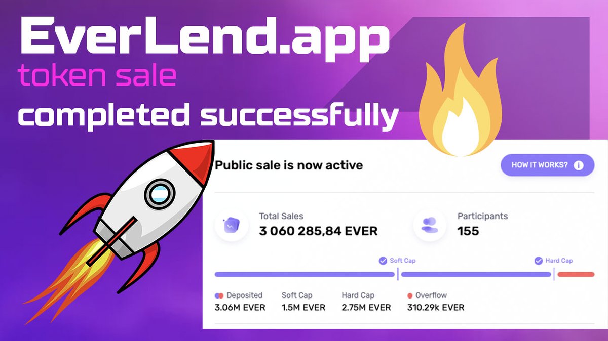 everscalend_com's tweet photo. https://t.co/2L6poq5zae
Start token sale completed successfully! 🤩 https://t.co/BVK9PhYNsj