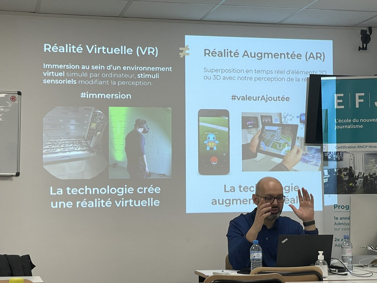 Merci <a href="/NouredineSaadi/">Nouredine SAADI</a> pour son initiation à la #VR &amp; #AR au sein du #MBADMB #Bordeaux! 👀
#BetterThanTomorrow #InsideDigitalRevolution #TransfoNum <a href="/MBADMB/">mbadmb</a> <a href="/VincentMontet/">Vincent MONTET</a> <a href="/ArnaultChatel/">Arnault Chatel</a>