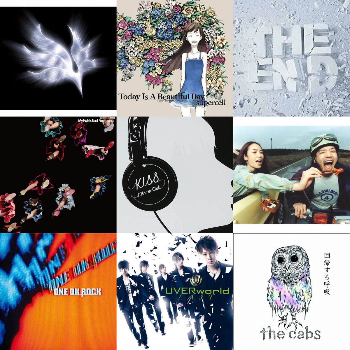 nua_folk's tweet photo. 今日の #私を構成する9枚 は現部長を構成している9枚です🎶

コメント：何でも聴いてる雑食系なので、選ぶのにとても困ったけどパって思い浮かんだ9枚を集めてみました
いや、、、、、、どれも最高です。

皆さん自分を構成している9枚を考えてみて下さい!!
結構楽しいですよ!!

#日芸フォーク https://t.co/xHByjqiYXv