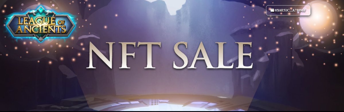 RealShock3r's tweet photo. https://t.co/efao9yxBdy

Check out the presale guys!
#LeagueofAncients #Metaverse #FreeToPlay #PlayToEarn

@AlecoNFT @MetaB10nicNFT @MarcMoneyGame @BTCRicher @BlvckParis https://t.co/T5cAmruZTa