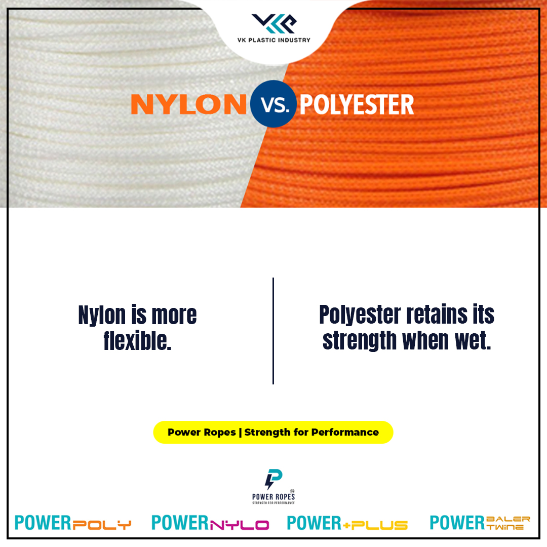 Power Ropes on X: Difference between nylon and polyester rope