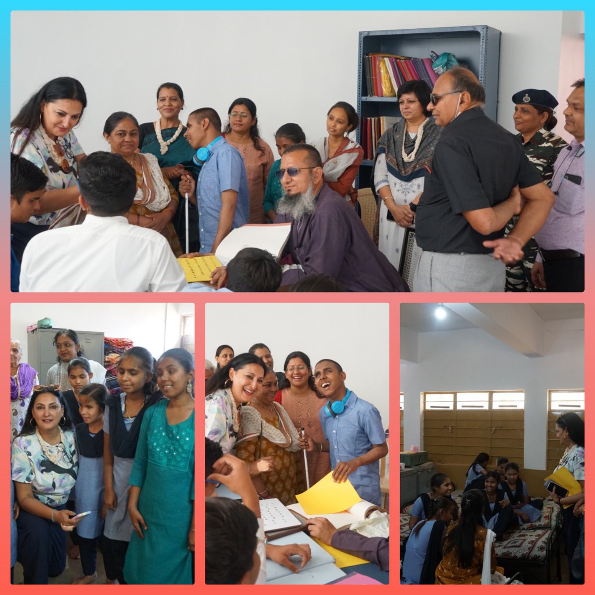 bn_135's tweet photo. Kindness is the language which the Deaf can hear &amp; the Blind can seeIn continuation with  Menstrual Hygiene awareness program @135mbn GC GNR V2 Care organized it for the Service Association4the Blind, Gandhinagar.Blind student sang songs,played 🎼🎹whichTouched💕 ofAudienceGuest https://t.co/jnmDsp0C7i