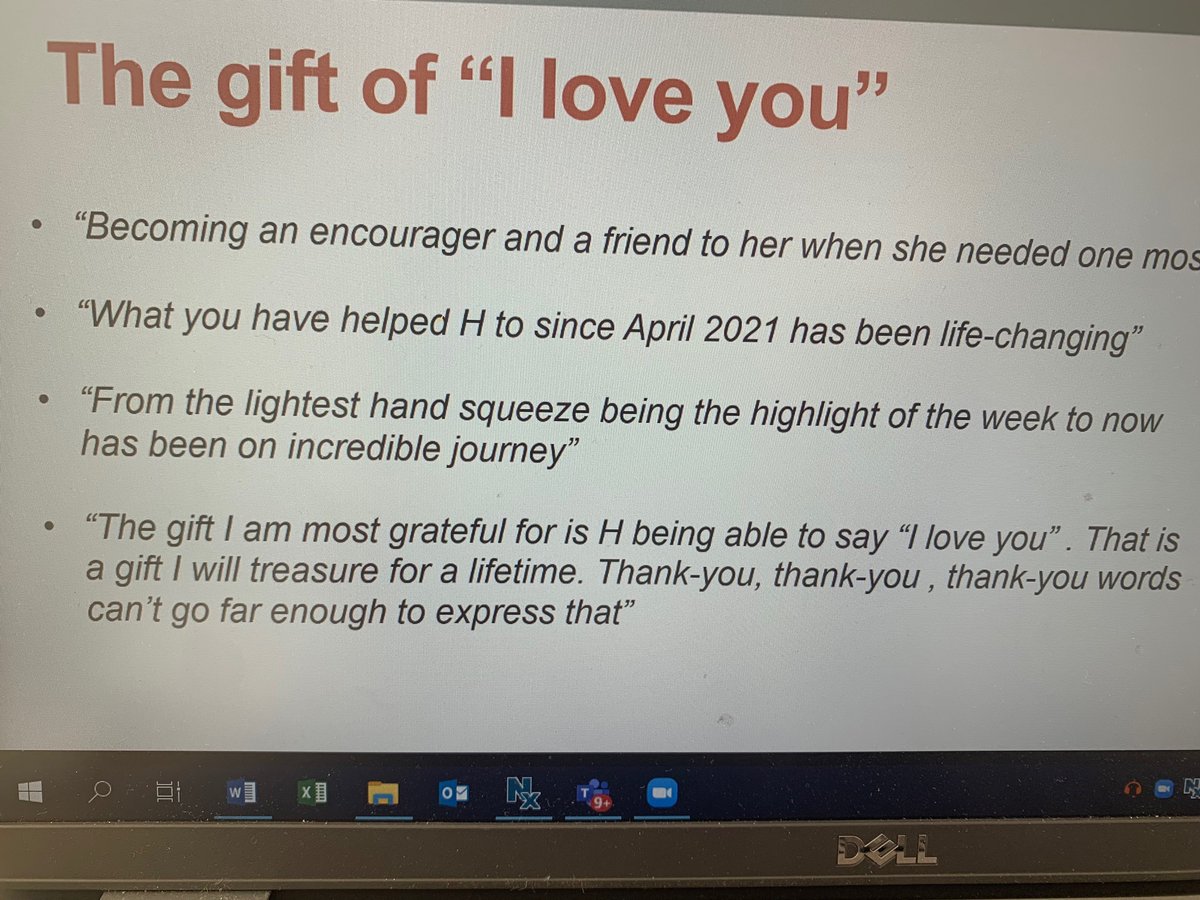 Emma Bailey reminding us why we chose this #SLT career &amp; what a powerful impact we can have on patients and their families <a href="/RCSLT/">RCSLT 💙</a>