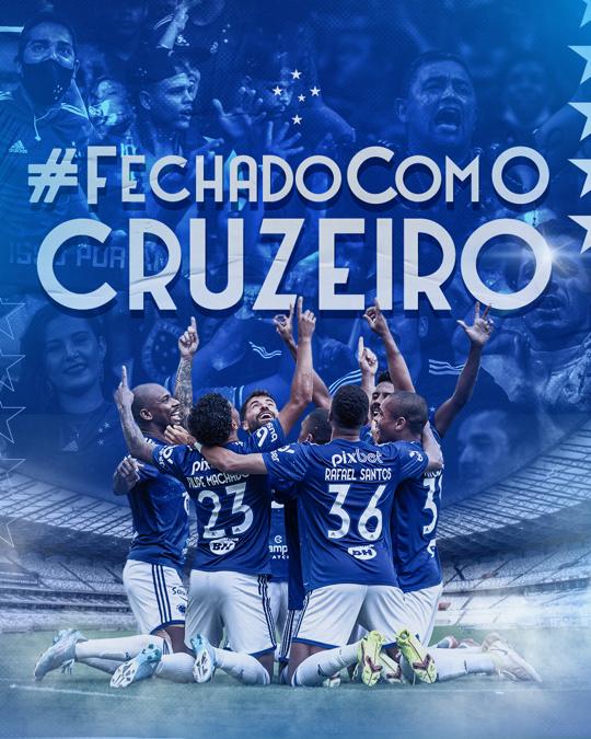 VAMOS, CRUZEIRO! VAMOS JOGAR COM RAÇA E VOLTAR PARA A SÉRIE A!”