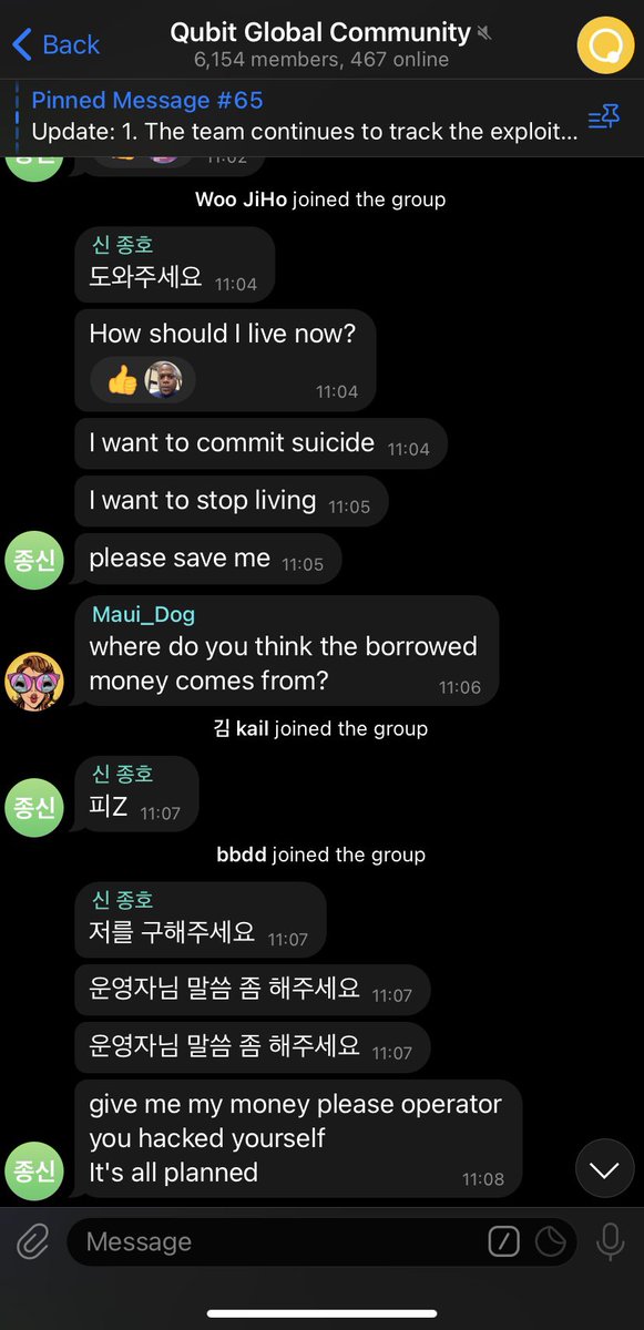 QV_Alliance's tweet photo. We contacted with 신 종호 recently, glad to tell all you guys that he is strong enough and he had call the police in Korea. We will keep fighting!!! @QubitFin @cz_binance @binance @heyibinance #Qubinance https://t.co/lU9w1iZzCI