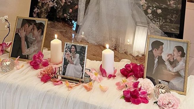 yejinfiles's tweet photo. congratulations to our beautiful couple 😭💓 destiny really did play a big role in your lives! best wishes for a happy married life together!#TheBinJinWedding https://t.co/inkYwMLTkB