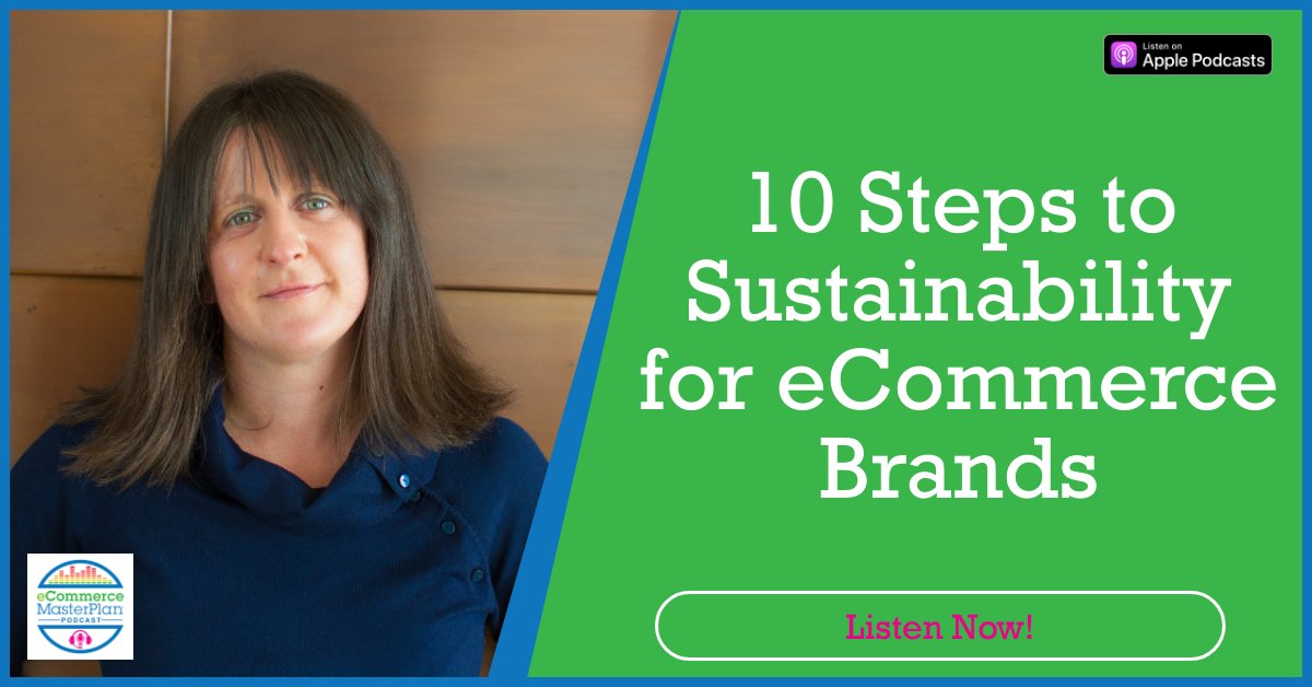 💚10 Simple Ways to Make Your eCommerce Brand More Sustainable💚 Featuring @dayrize_com @Ecologi_hq @EcoCart_io @packhelpcom @what3words @GoodCartsCo @grensonshoes @wearenuw @sanchosshop @Dubarry_com @FashionDeclares @small99uk Listen now ecommercemasterplan.com/more-sustainab…