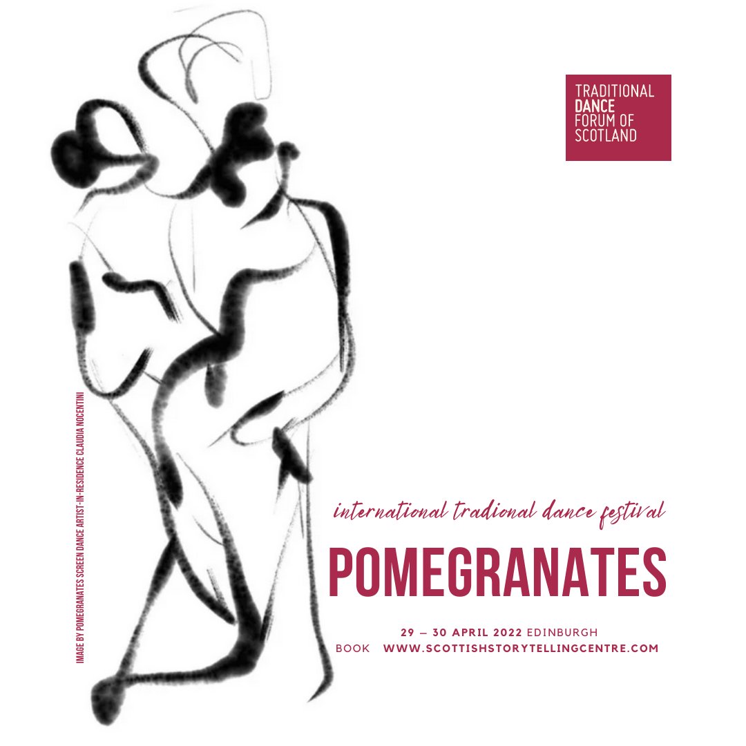 Meet Claudia Nocentini – our #Pomegranates screen dance artist-in-residence. An Italo-Scot artist who'll capture our traditional dance festival on iPad and big screen w/ gestural life drawings 👉iliyananedkova.wordpress.com/2022/02/04/pom…

Book🎟️ 29-30/04 <a href="/ScotStoryCentre/">Scottish Storytelling Centre</a> 

#InternationalDanceDay
