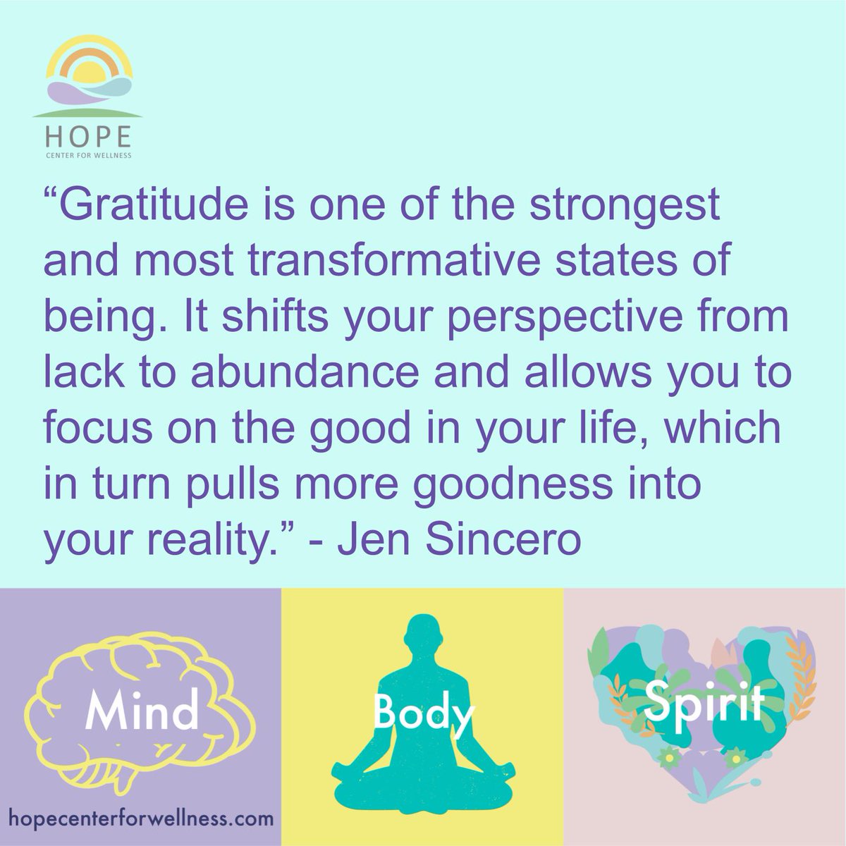 Expressing gratitude is a great virtue and a great way to practice positivity.