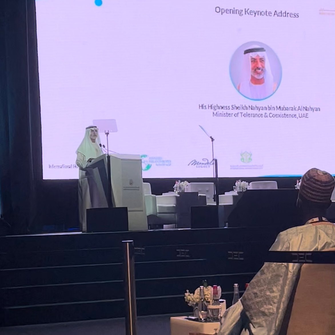 milacat's tweet photo. It’s been very rewarding being the EMCEE of the @ihsummit A great honor introducing H.H. Sheikh Nahyan bin Mubarak Al Nahyan, Minister @uaetolerance Before delivering his key note speech he wanted to shake my hand &amp; thank me talking to me in Italian More https://t.co/aUpf4nAy1N https://t.co/NcIQi5JN79