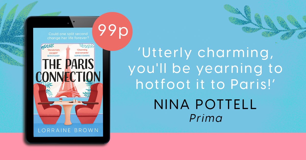 LorraineBrown23's tweet photo. Only one more day to grab the Kindle version of #TheParisConnection for 99p! ππΌ
https://t.co/vipPvf8w1w
@orionbooks @HardmanSwainson @TheD20Authors https://t.co/XTIldubjIw