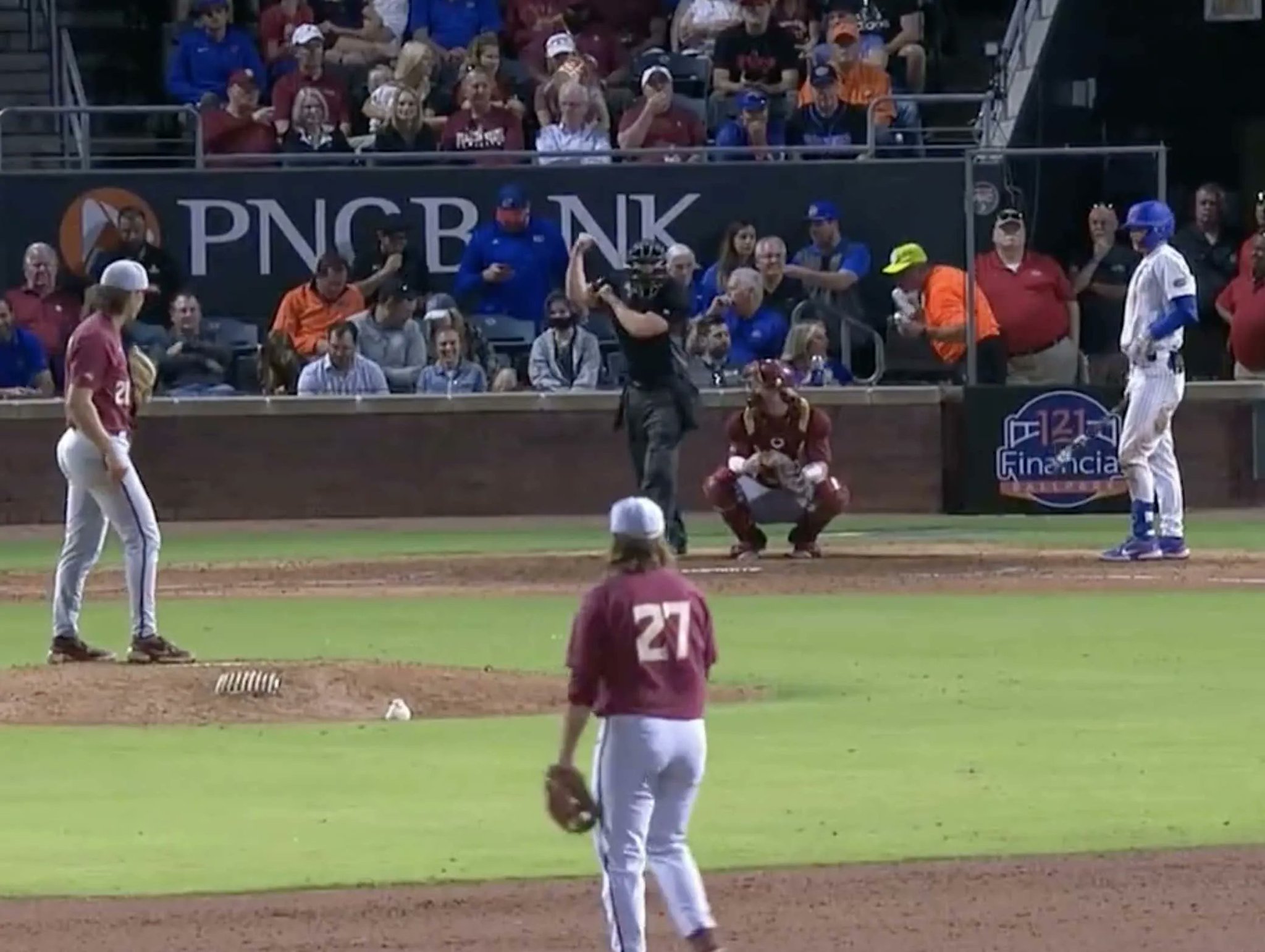 Barstool Sports on Twitter "This Umpire Calling a Batter Out for