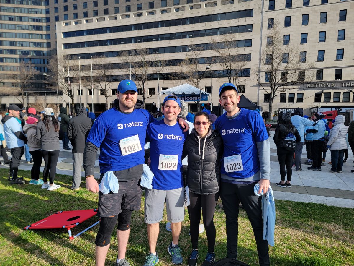 NateraWomen's tweet photo. Kudos, #TeamNatera! Your work during #ColorectalCancerAwarenessMonth - and year-round - helps raise awareness of #LynchSyndrome and CRC, and shows how #KnowledgeIsEmpower. Thanks for your commitment to help end CRC. https://t.co/ek3KGqDNU0

#UnitedInBlue #FightCRC #ScopeItOut5k https://t.co/TAKGcBK6td