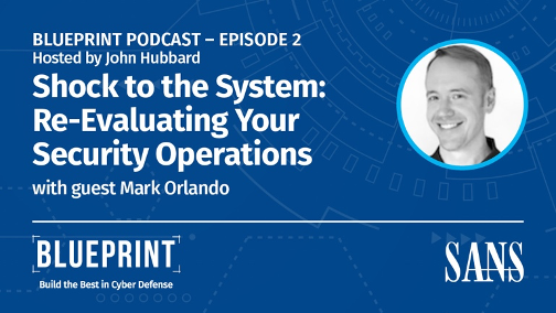 SANSDefense's tweet photo. #TBT to this classic episode of the #BlueprintPodcast with guest @markaorlando - he and @sechubb discuss re-evaluating your security operations. 

Listen now: https://t.co/97Rfi0G3B6
#Podcast #BlueTeamers #SecOps #SOC https://t.co/zqHYkHj2wX