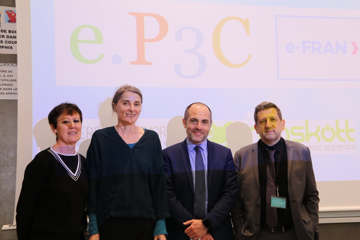acclermont's tweet photo. Une centaine d'enseignants, inspecteurs, chefs d’établissements participent à la restitution de l’expérimentation #eFRAN #eP3C réalisée dans l’académie de 2018 à fin 2021.
👉Prise en charge de l’hétérogénéité scolaire via la création d’une pluralité de contextes d’apprentissages https://t.co/xLO1TpmGNU