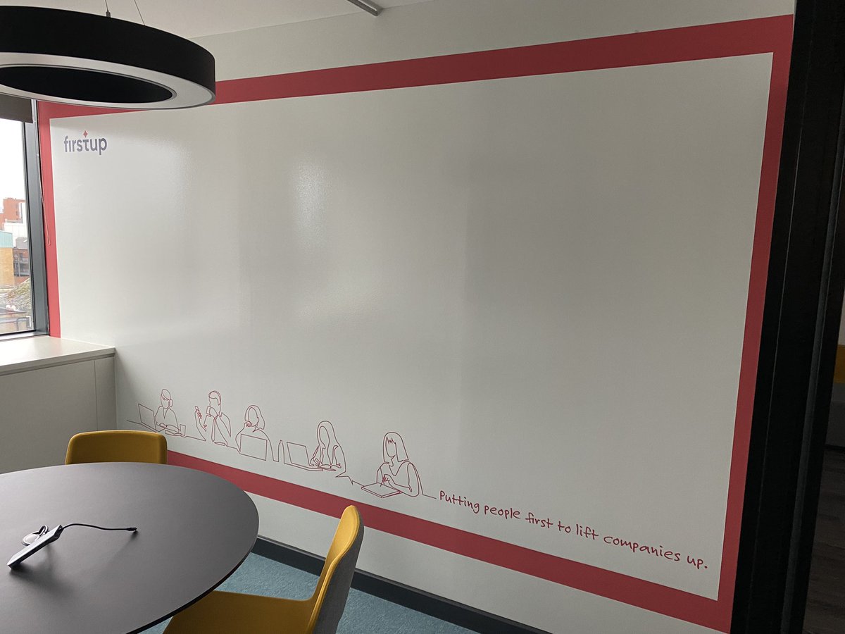 smarterconcept's tweet photo. From old to new !

Delighted to be involved in the rebrand of Dynamic Signal to Firstup , loved the original walls for Dynamic Signal but these needed changed to incorporate the new brand .

Thank you for using us guys and all the best in the future https://t.co/My7ySg6BXr