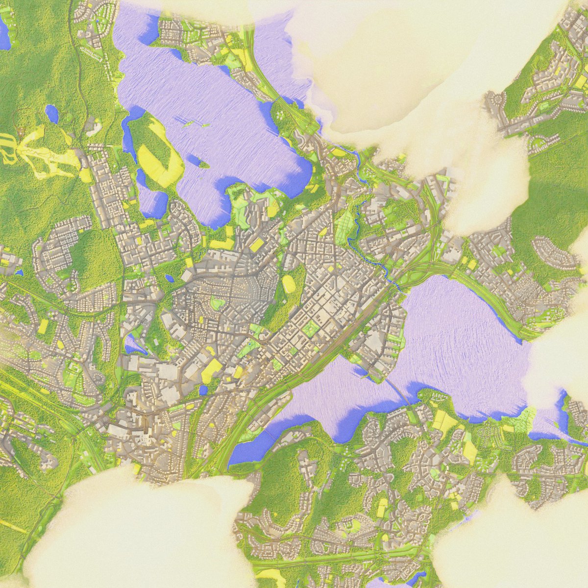 Topi_ve's tweet photo. Jyväskylä. Maanmittauslaitos, MTK, DEM, 3/22. #b3d #fme https://t.co/kQYE38FQH2