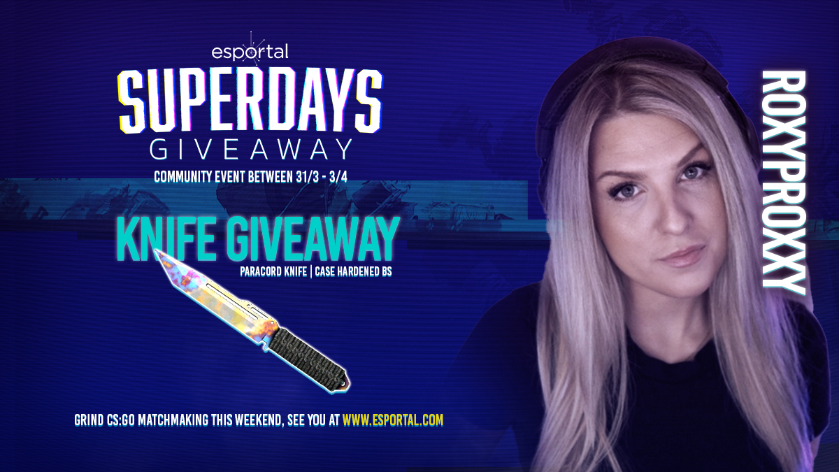 Roxy (@roxyproxxy) on Twitter photo Idag startar SUPERDAYS pÄ Esportal & det firar vi med en fet GIVEAWAY!!!
För att delta:
đ Gilla inlĂ€gget
đ Följ mig & <a href="/esportalcom/">Esportalcom</a>
đ Kommentera ert Esportal nick
đ Retweet
đ Tagga en vĂ€n!
Vinnaren dras den 5/4. GLHF <3 Idag startar SUPERDAYS pÄ Esportal & det firar vi med en fet GIVEAWAY!!!
För att delta:
đ Gilla inlĂ€gget
đ Följ mig & <a href="/esportalcom/">Esportalcom</a>
đ Kommentera ert Esportal nick
đ Retweet
đ Tagga en vĂ€n!
Vinnaren dras den 5/4. GLHF <3