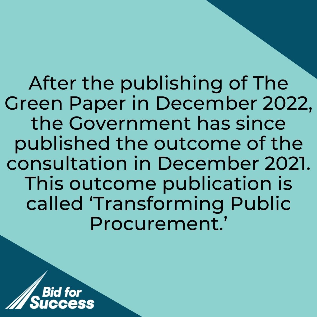 BidforSuccess's tweet photo. Have you heard about the Green Paper?
Read the full Green Paper here: https://t.co/DrWhLVJHe9
Read the full response from the consultation here: https://t.co/sHchV6K5Ig
#GreenPaper #TransformingPublicProcurement #PublicProcurement #SMEUK #Bids #Tenders #BidforSuccess https://t.co/FM5ohqDdFf