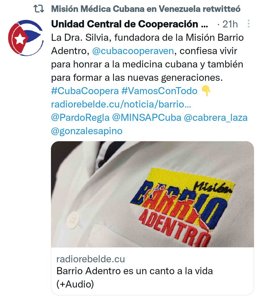 HumanidadPatria's tweet photo. Con todo el respeto que la doctora merece el uso comercial de los médicos ha denigrado la medicina cubana. https://t.co/DJ2UJVk5ab