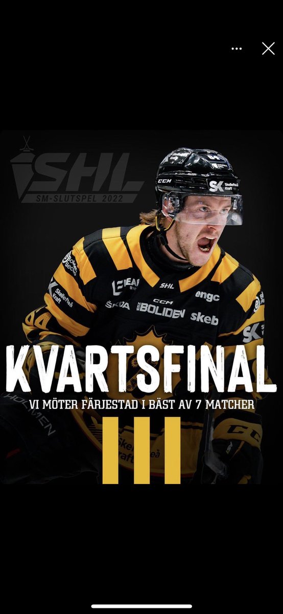 En dag kvar tills det drar igång på riktigt. Laget är ruggigt redo för slutspel! Kom till ladan och hjälp oss att bärga första  segern!! Fulla spjäll från start💪🏻💛🖤!!