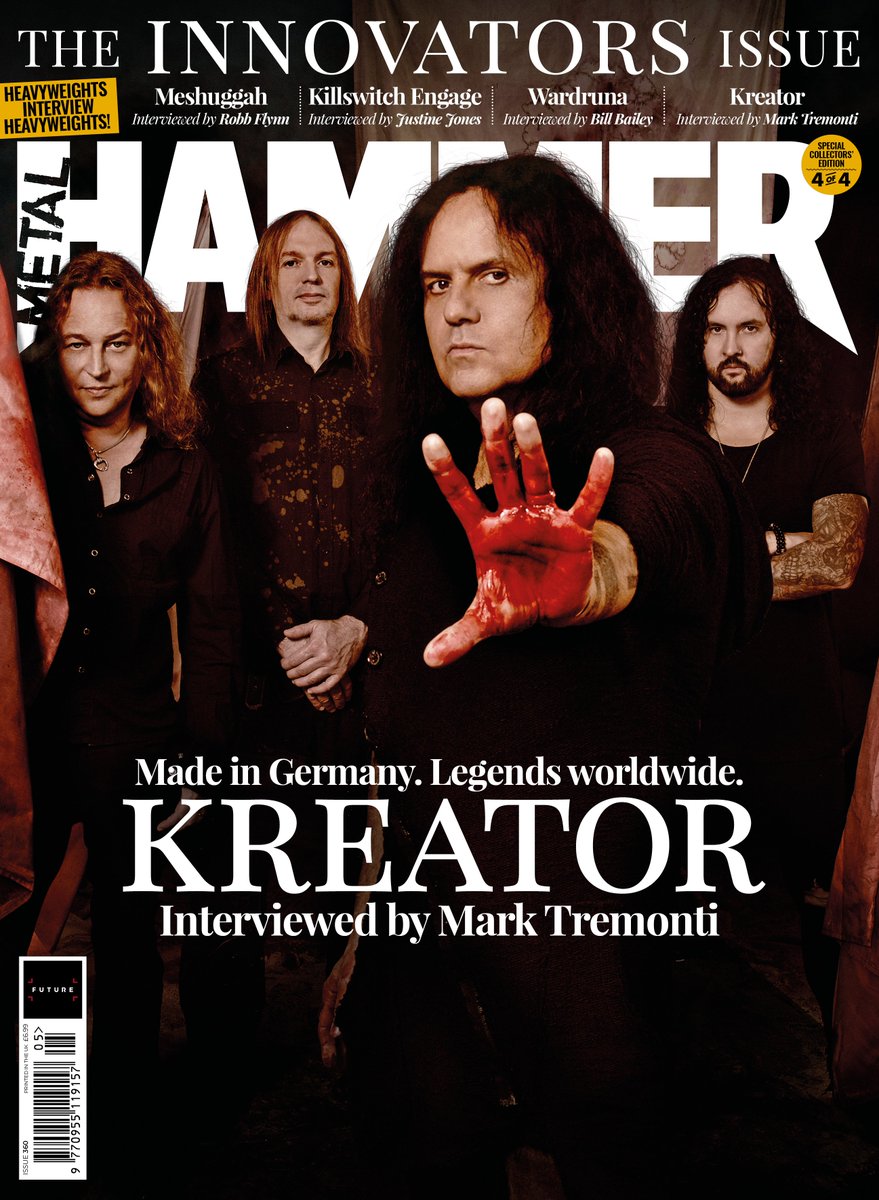 MetalHammer's tweet photo. The Innovators Issue: @kreator 

Interview by @MarkTremonti https://t.co/cx3aXo9gDu