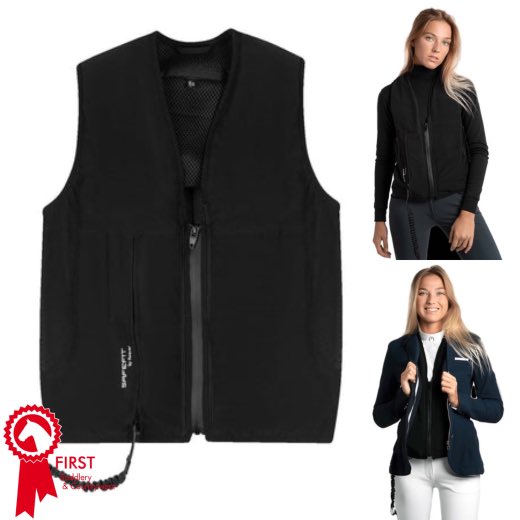 firstsaddlery's tweet photo. New Seaver Air Gilet in stock. Stylish and safe. #safety #horseriding #showjumping https://t.co/lZN55wsdRi