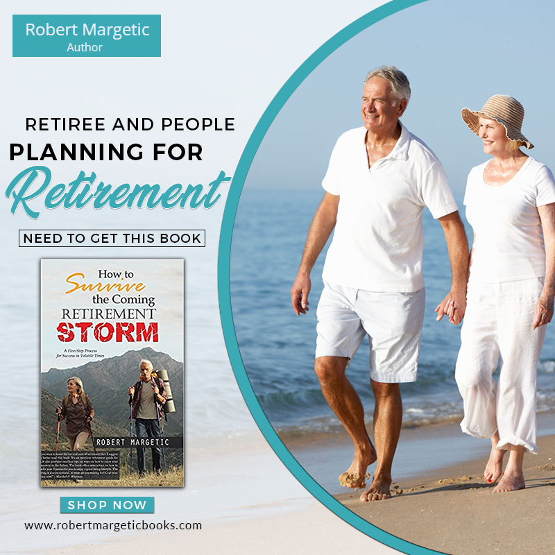 RMargetic's tweet photo. READY TO RETIRE? Check out this book for #retirees or anyone thinking about #retirement! The book “How to Survive the #RetirementStorm” offers readers a new perspective on the new retirement environment and the tools to safely guide them through the new #retirement structure. https://t.co/JiThb2A1aw