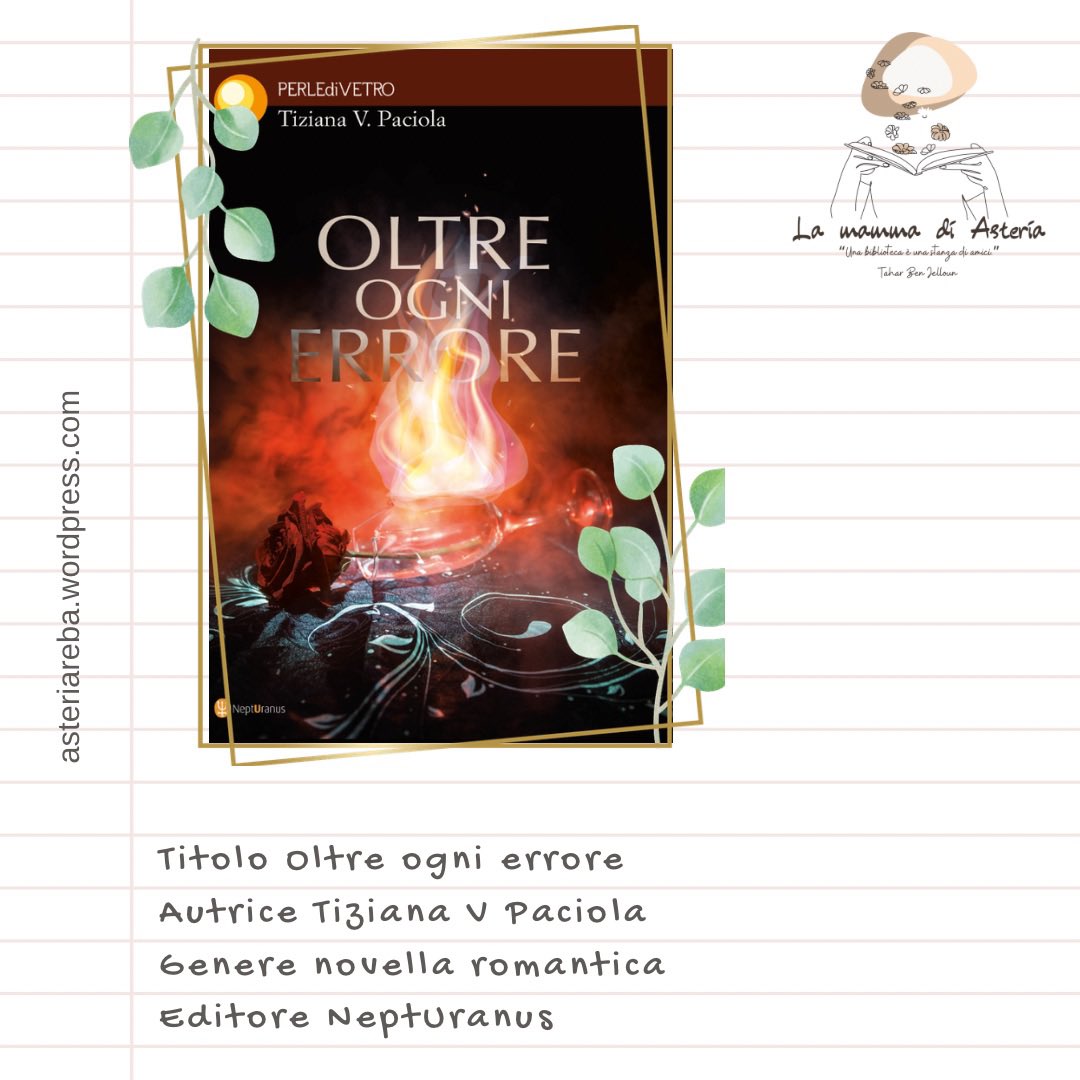ChiaraReba's tweet photo. Segnalazione di “Oltre ogni errore” di Tiziana V. Paciola

Genere: novella romantica; second chance
Editore: NeptUranus
Prezzo eBook: 0,99€
Prezzo cartaceo: 13,90€ 
Uscita cartaceo: fine aprile (eBook già disponibile)
Recensione completa sul blog 
Link https://t.co/au2OTUzTpB https://t.co/3AUXeVy7nf