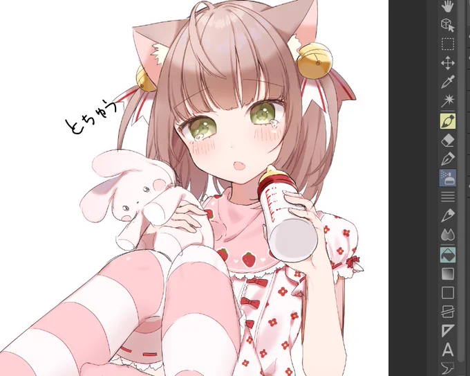 かわいいの描いてる 